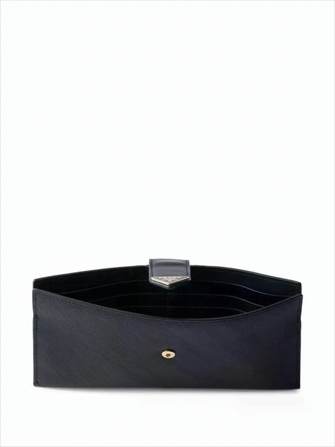 Textured Calf Leather Long Wallet