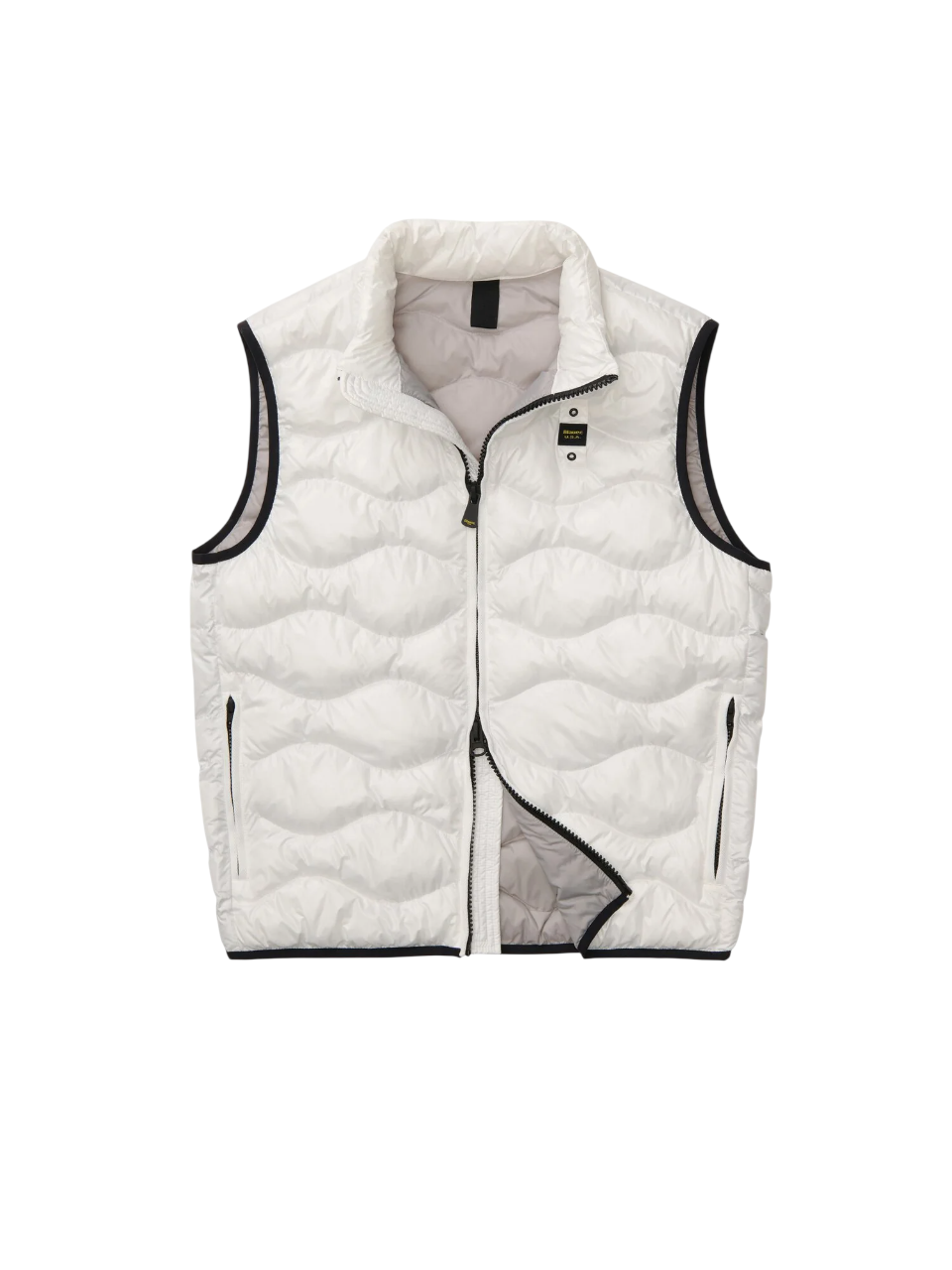 Wave Quilted Sleeveless Padded Vest