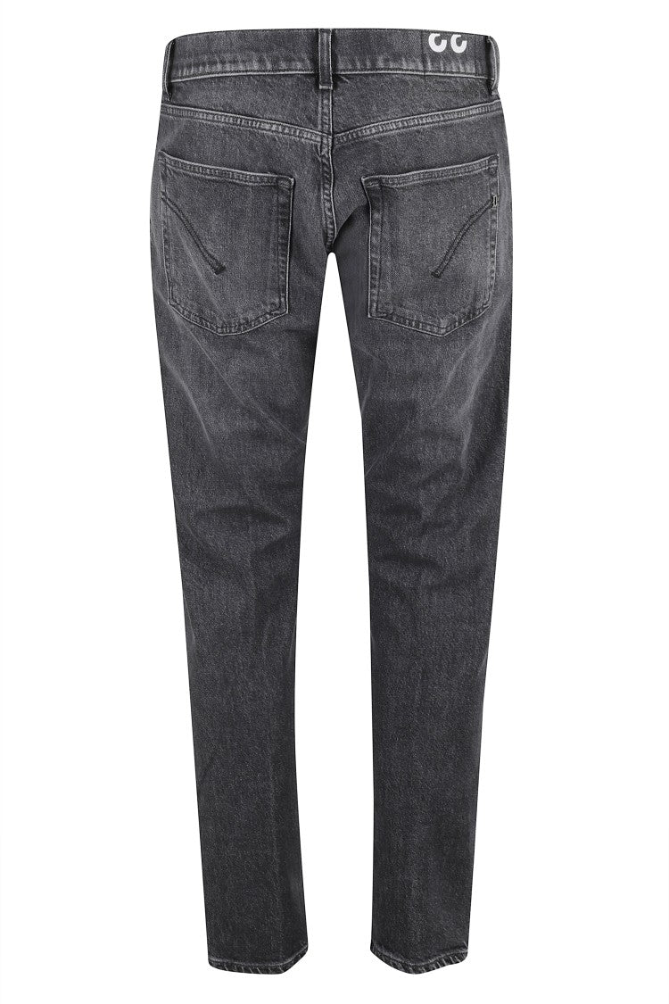 Straight-Leg Five-Pocket Denim Pants