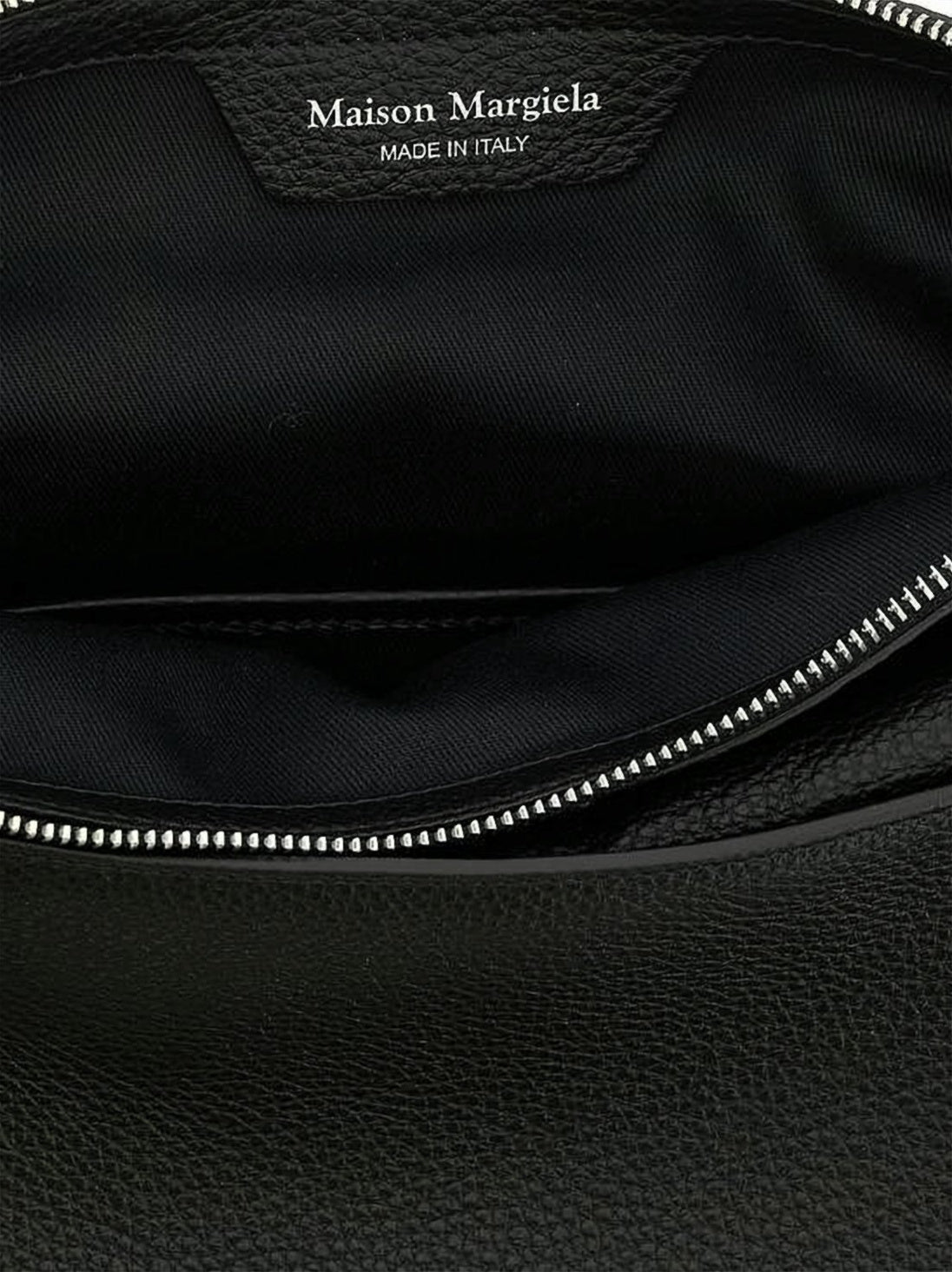Textured Calf Leather Shoulder Bag