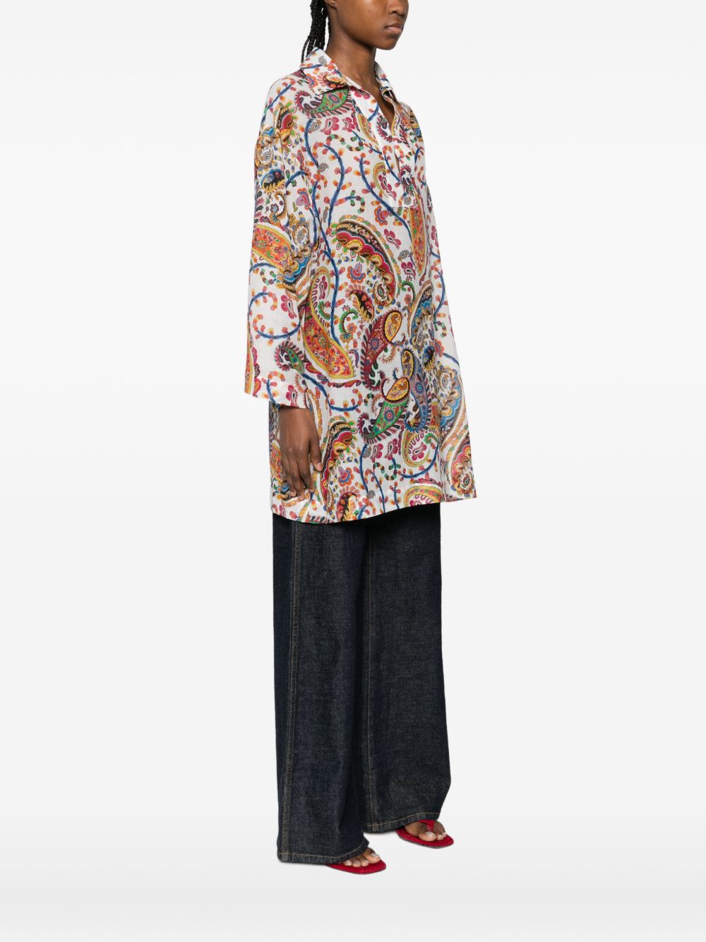 Paisley Print Shirt