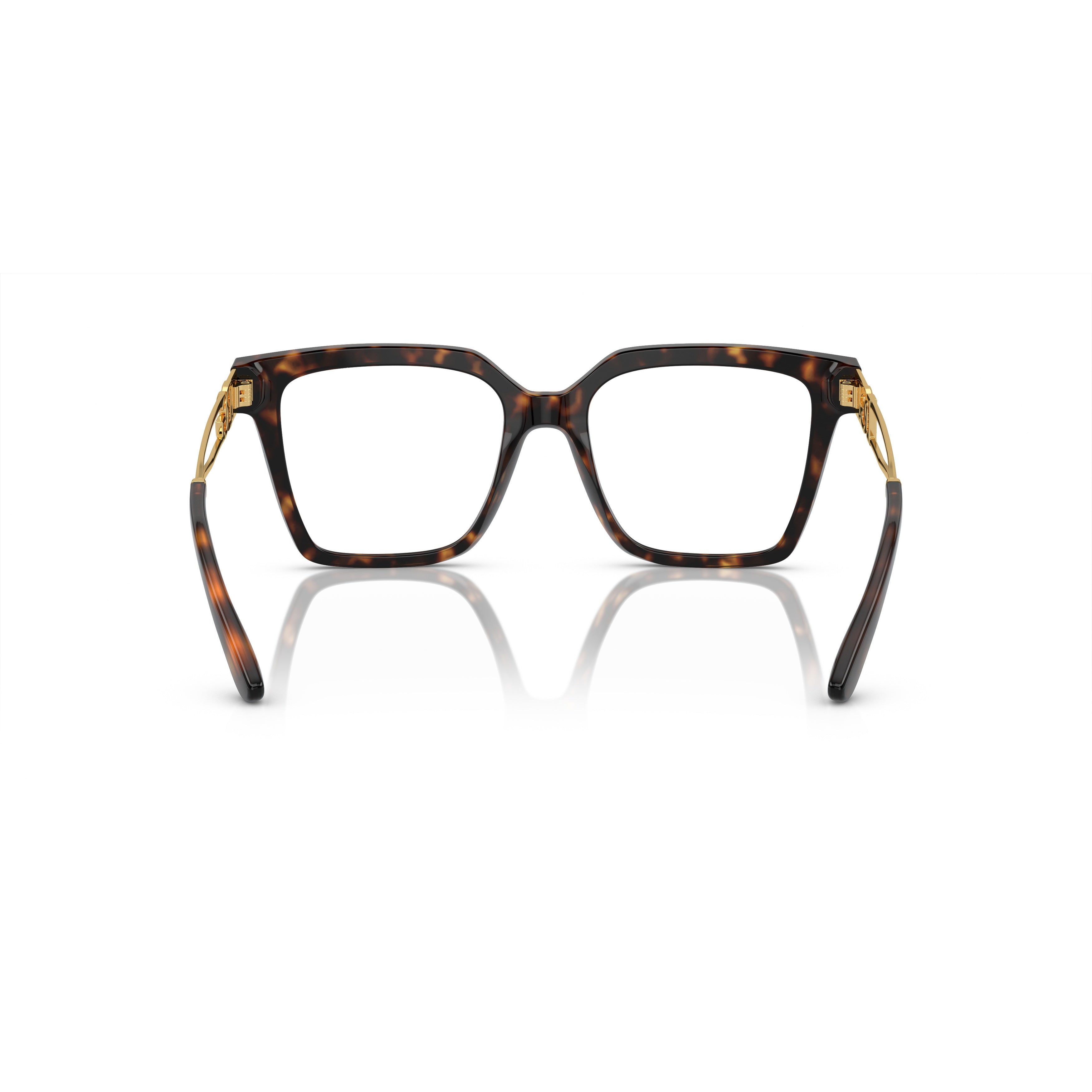 0dg3376b Oversized Square Frame Tortoiseshell Eyeglasses