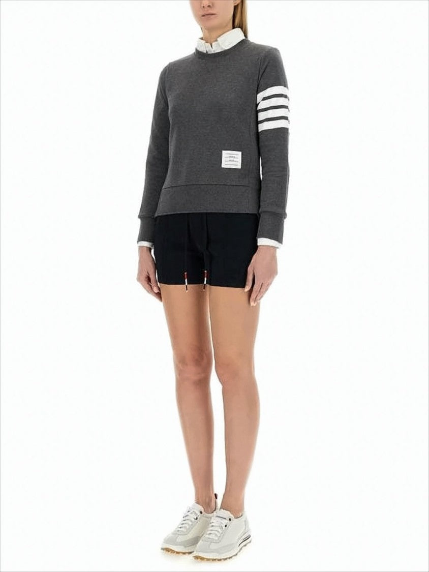 Tailored Long-Sleeve Top with Distinctive Stripe Detail