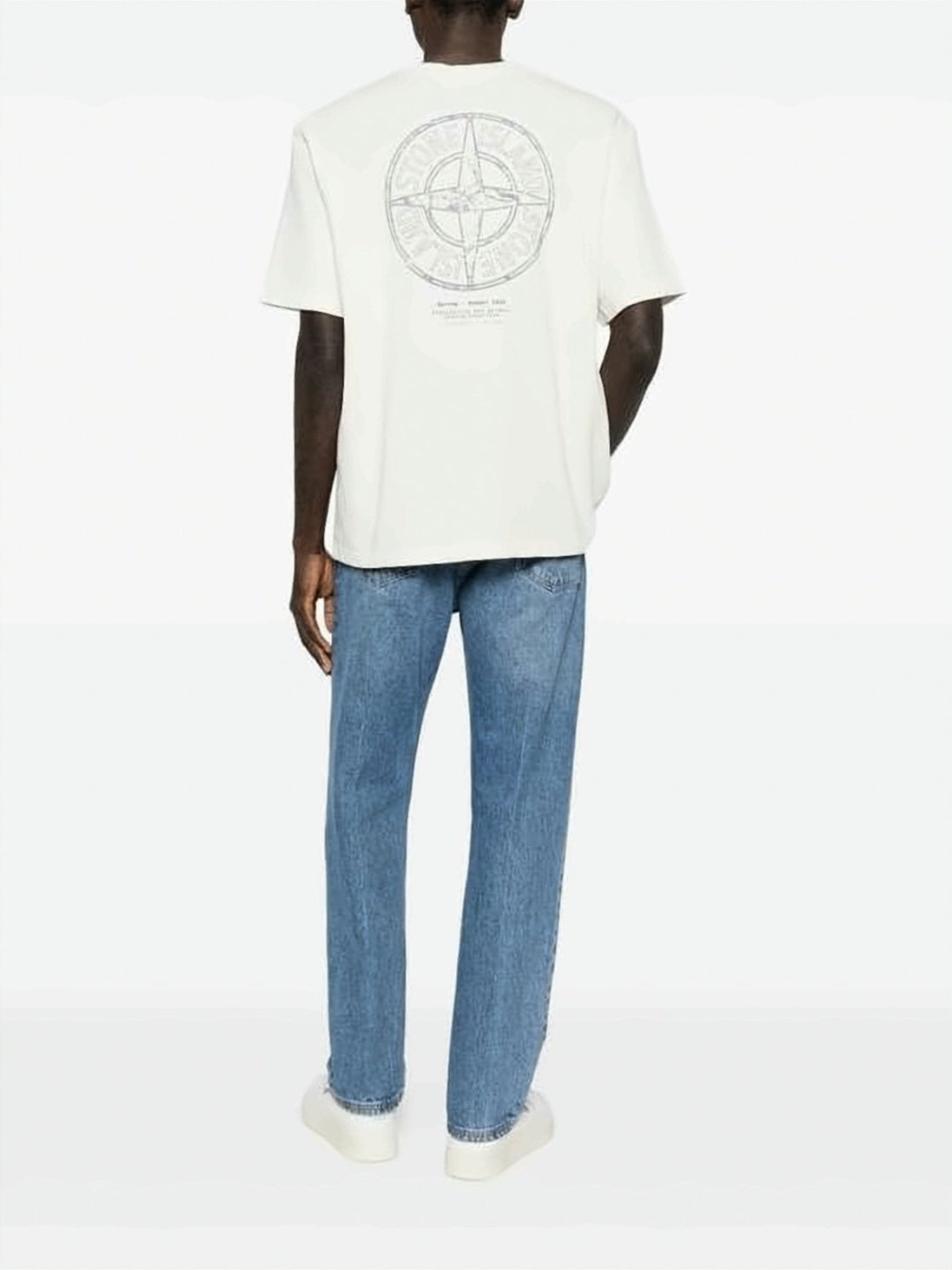 Relaxed Fit Off-White T-Shirt