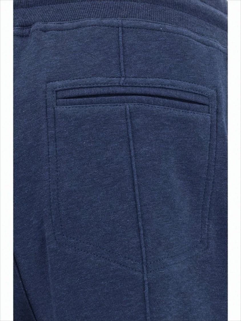 Tapered Track Pants with Drawstring Waistband