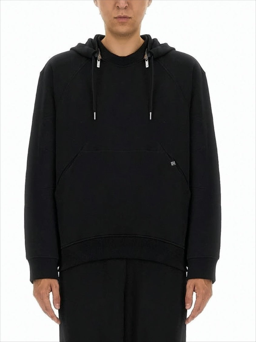 Relaxed Fit Hoodie with Drawstring Hood and Kangaroo Pocket