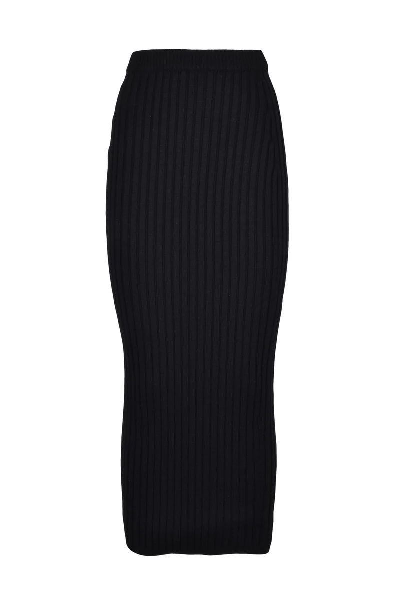 Knit Skirt - Black
