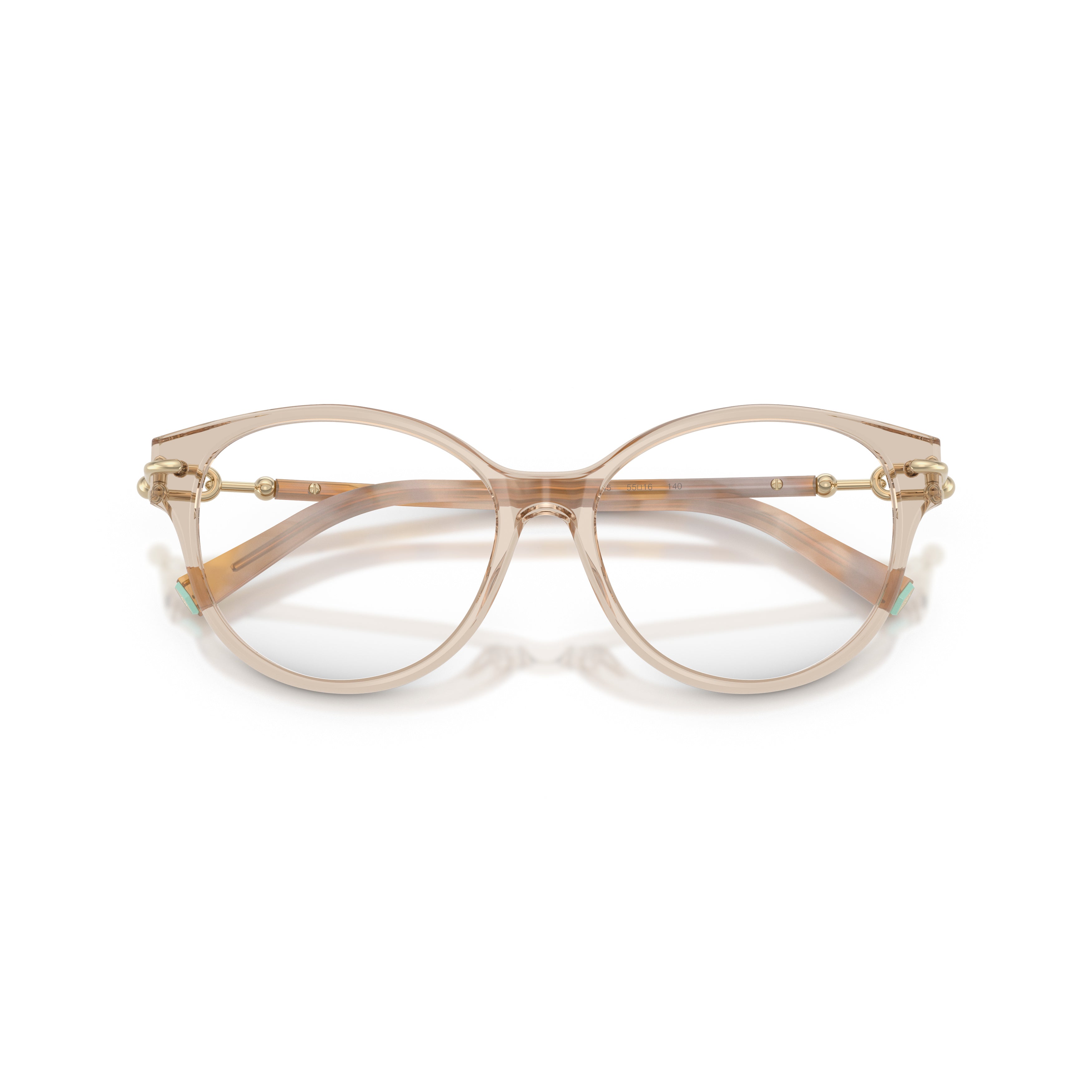 0tf2289 Rounded Translucent Acetate Eyeglasses