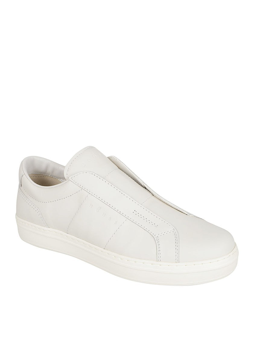 Retro-Inspired Sneakers With Smooth Calfskin Upper