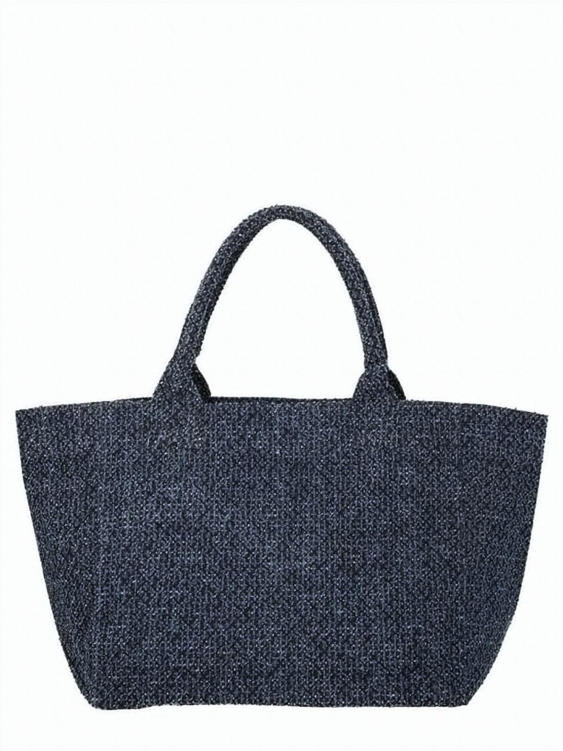Textured Fabric Shoulder Bag