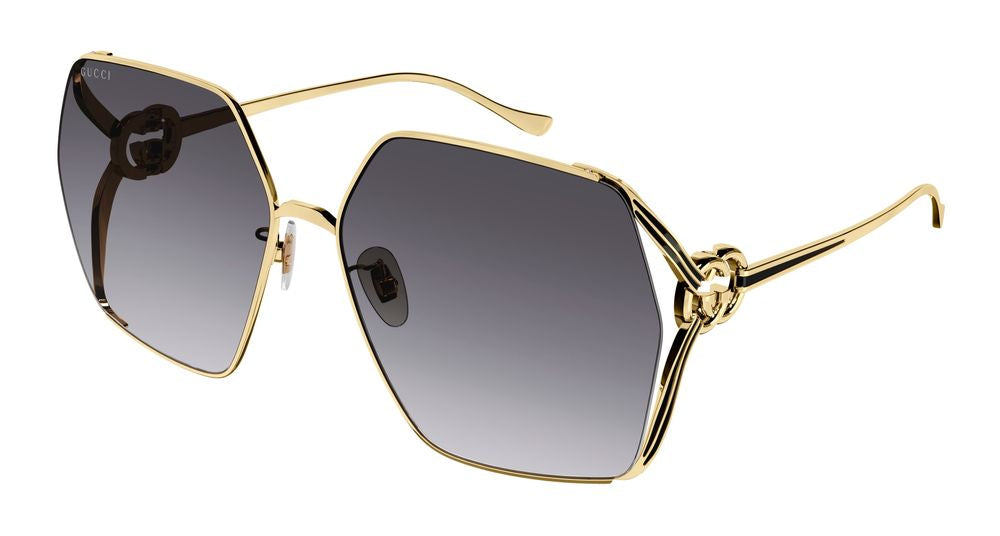 Sunglasses GG1322SA 001 gold gold grey 64/16/135