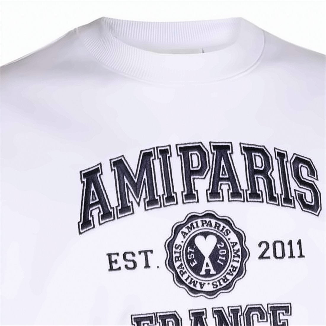 Long-Sleeve Sweatshirt with Collegiate-Style Emblem