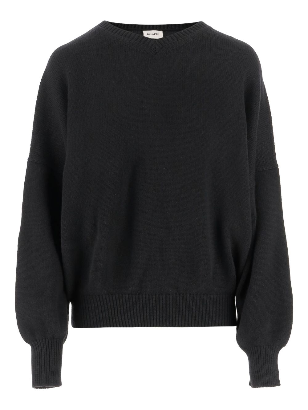 Cashmere Knit Sweater With V-Neck