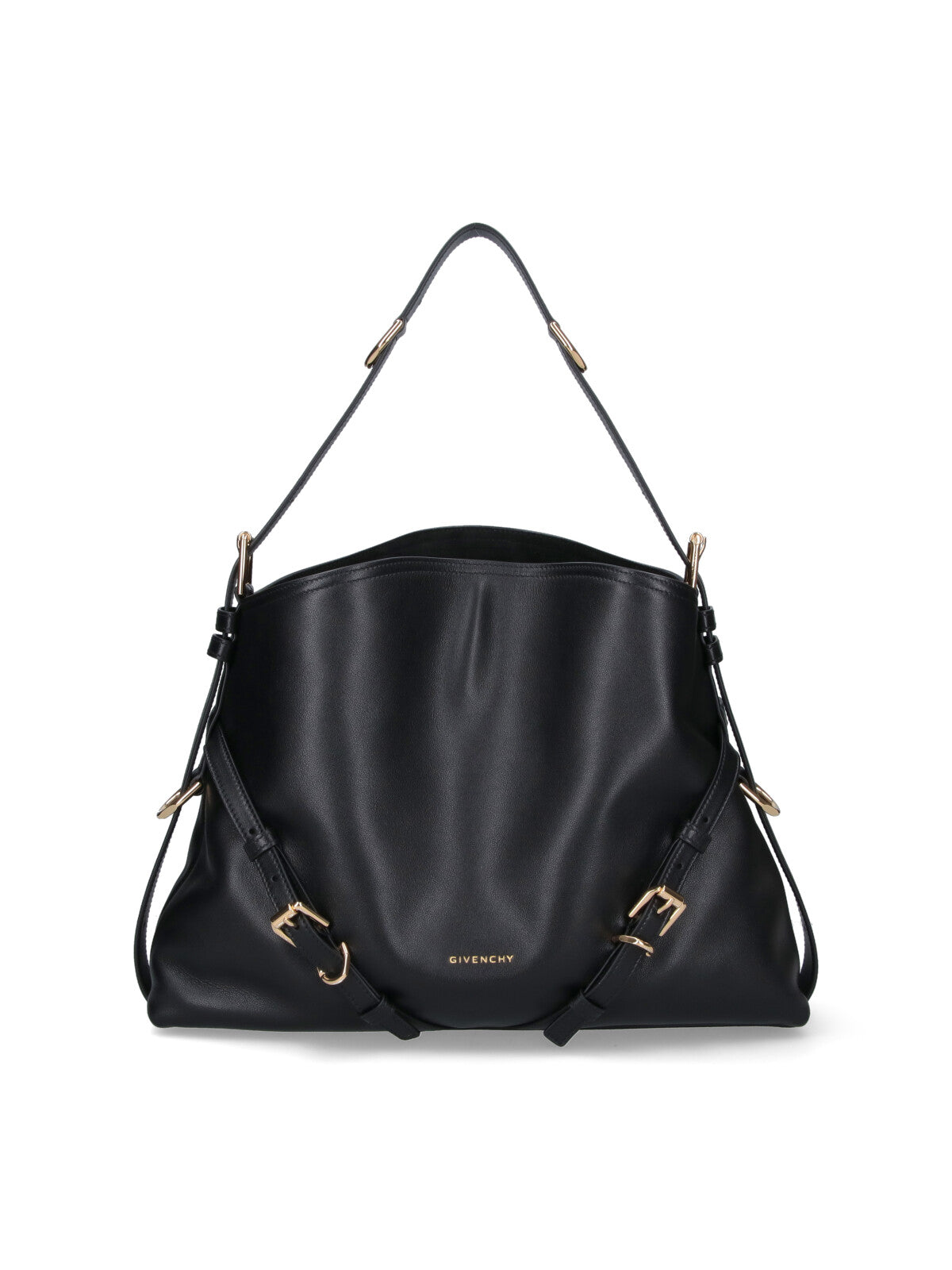 "Voyou" Medium Shoulder Bag – Black