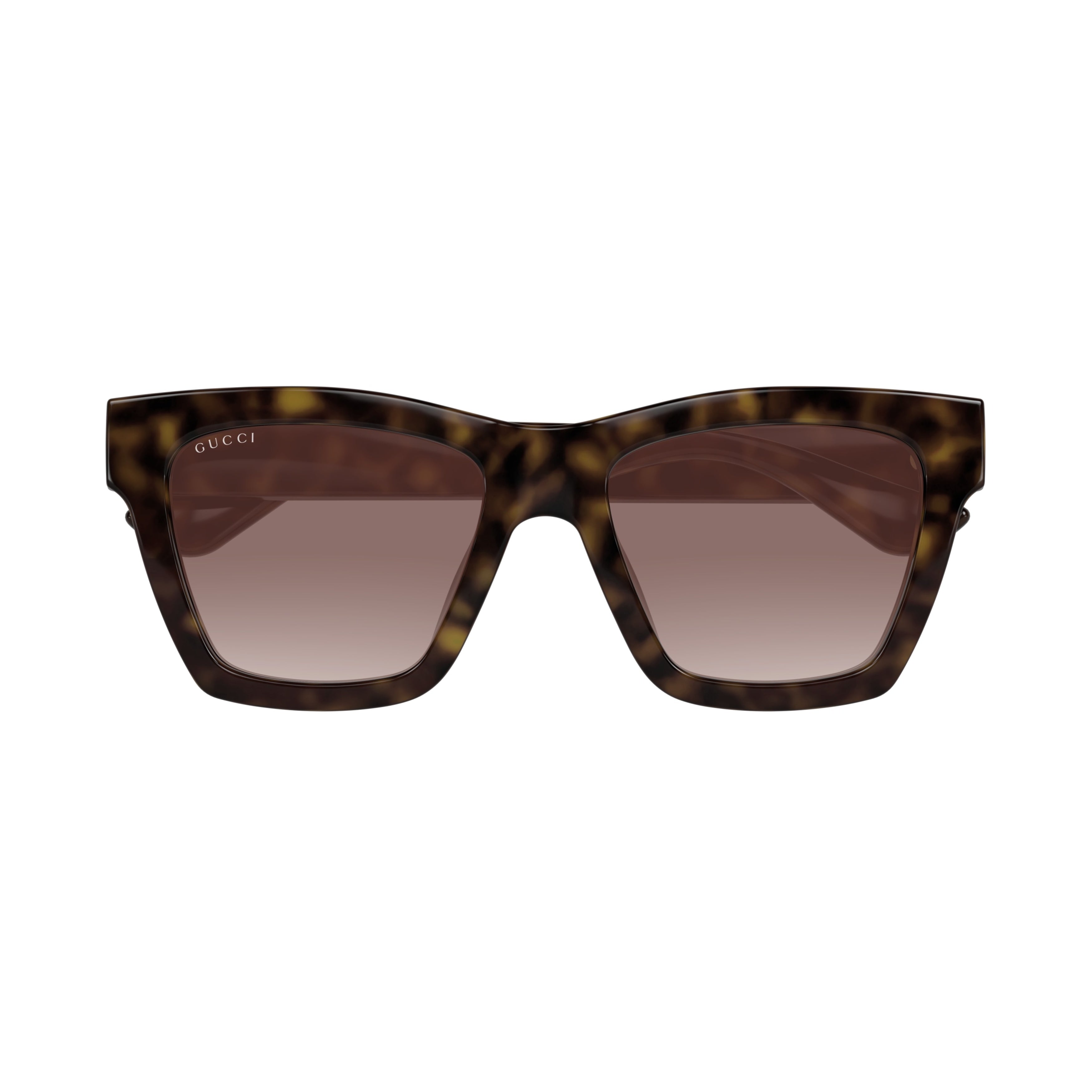Tortoiseshell Oversized Square Sunglasses with Gradient Lenses