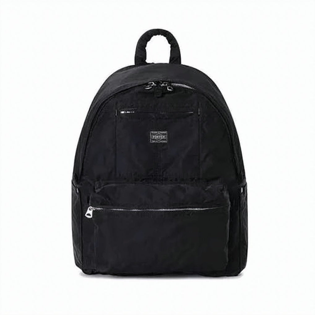 Minimalistic Nylon Backpack with Cotton Lining