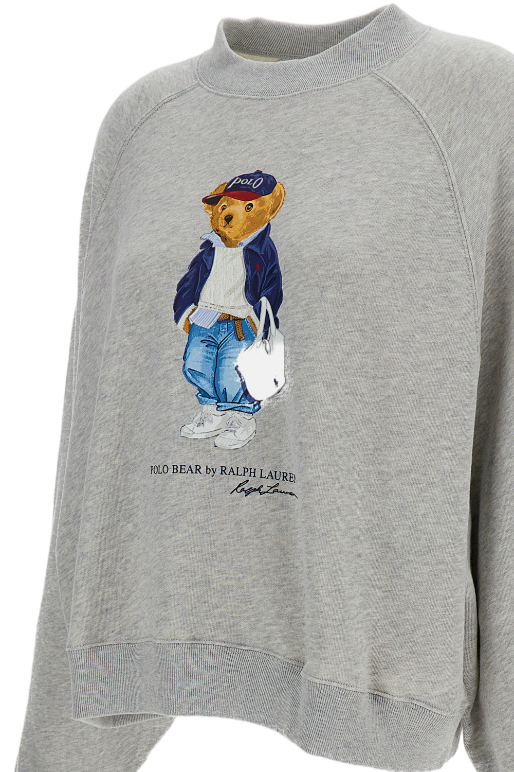 Gray Cotton Blend Sweatshirt