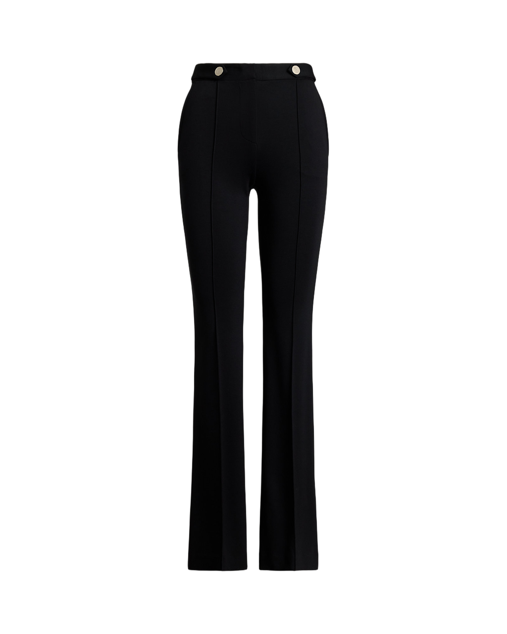 Drewin Full-Length Pleated Pants With High Waist