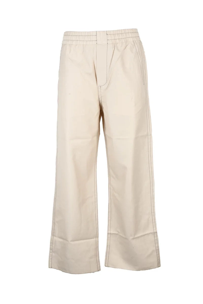 Polyester Cotton Pants - Beige