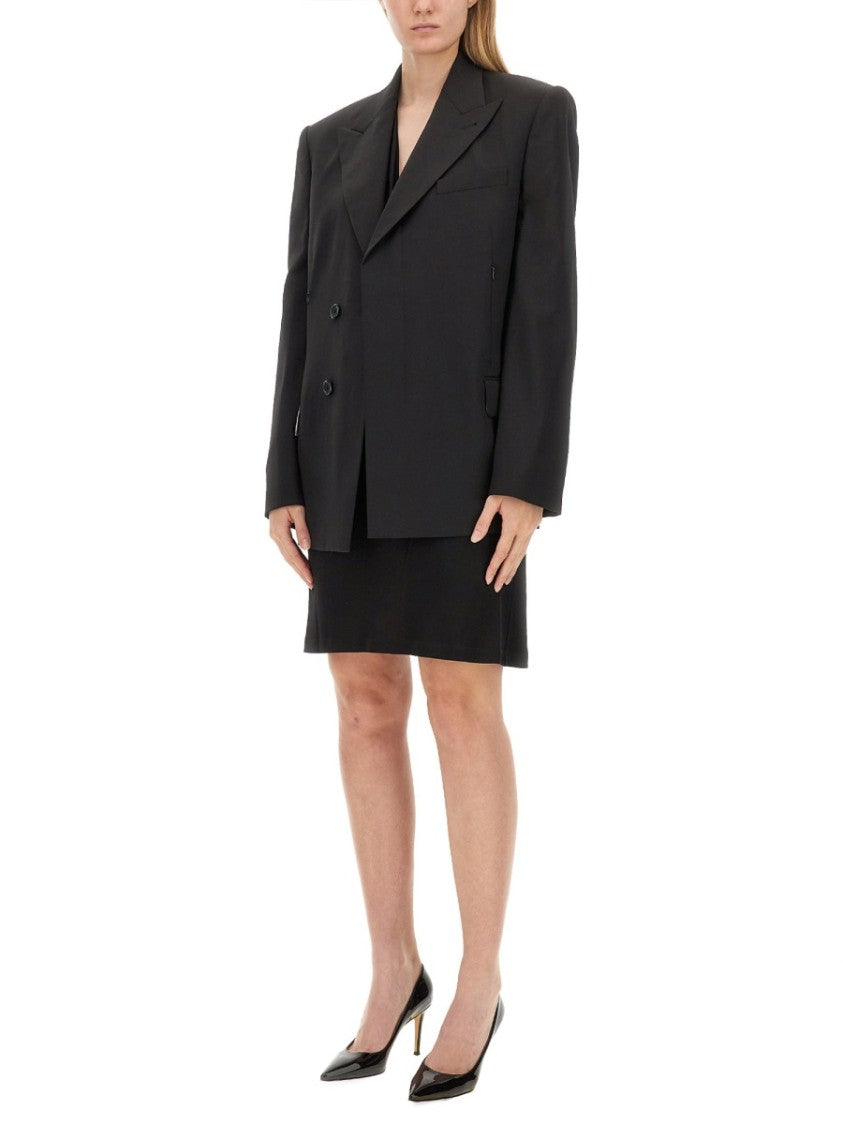 Oversize Fit Double-Breasted Jacket