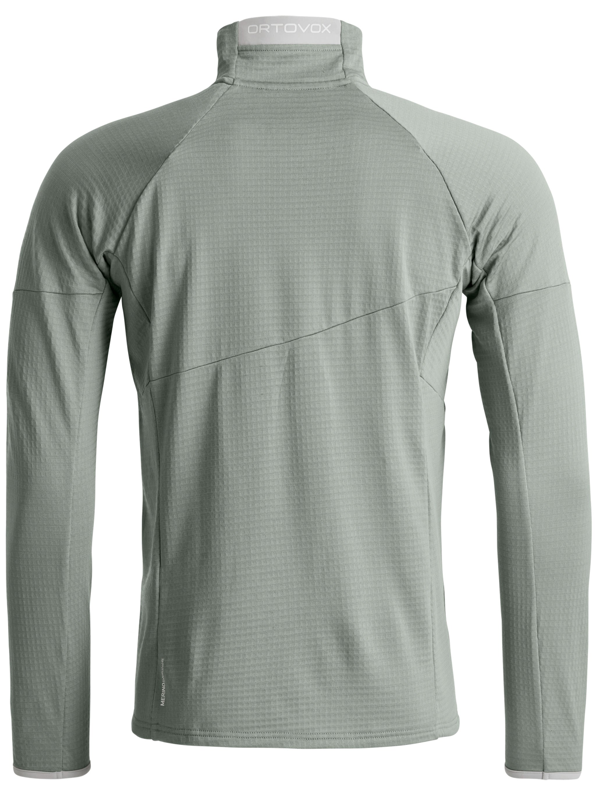 Grey Fleece Light Grid Active Jacket
