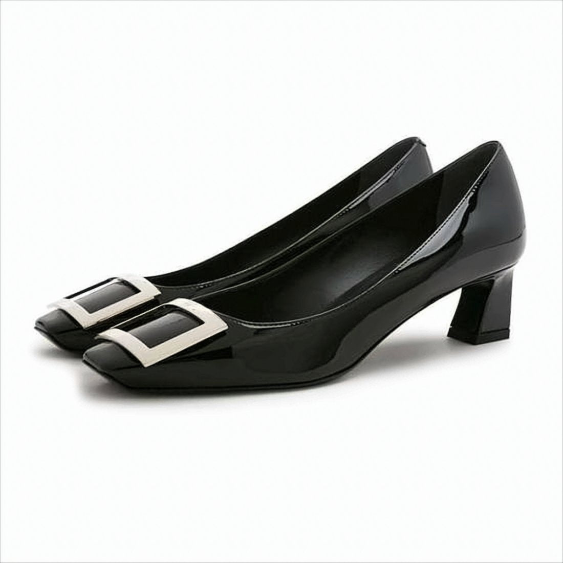 Black Patent Leather Pumps
