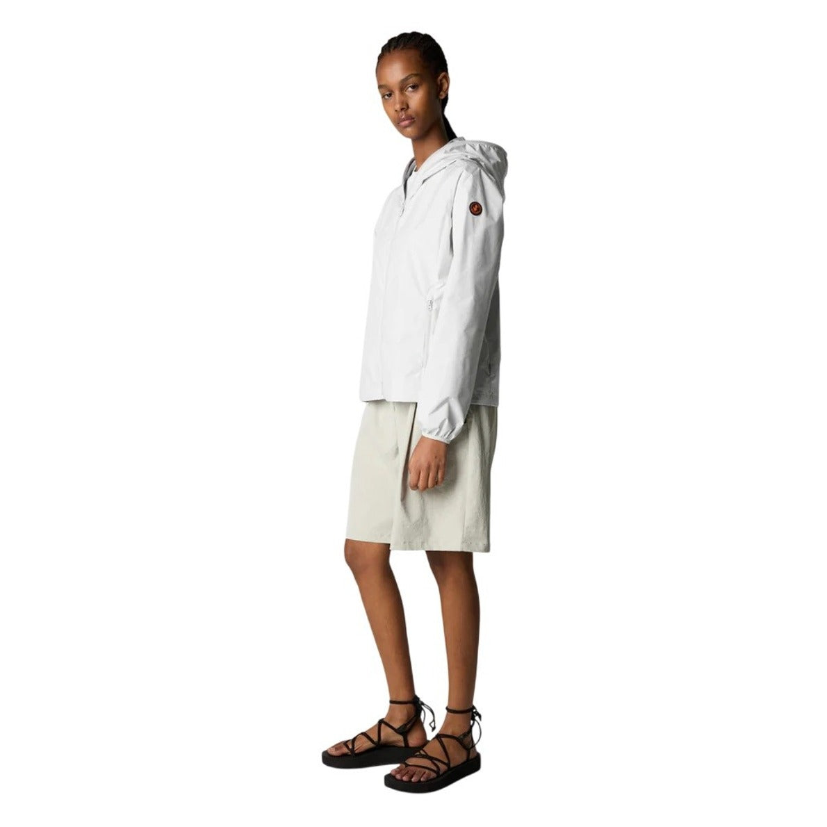 Windproof Jacket With Adjustable Hood