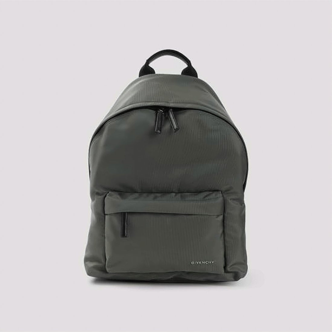 Spacious Minimalist Backpack with Calf Leather Accents