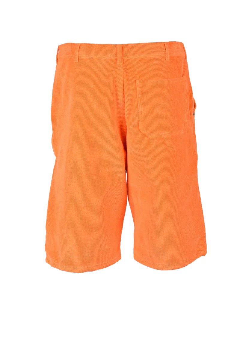 Cotton Stretch Shorts - Orange
