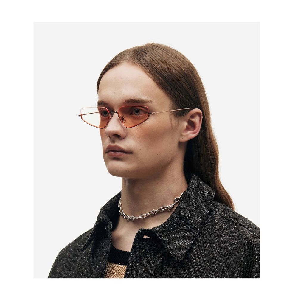P12 Hmcc4 Semi-Rimless Cat-Eye Sunglasses