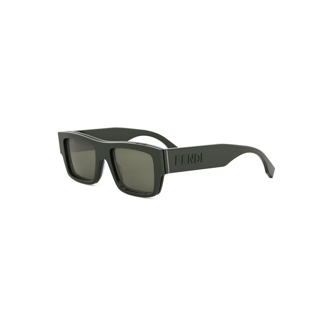 Fe40118i Bold Rectangular Sunglasses