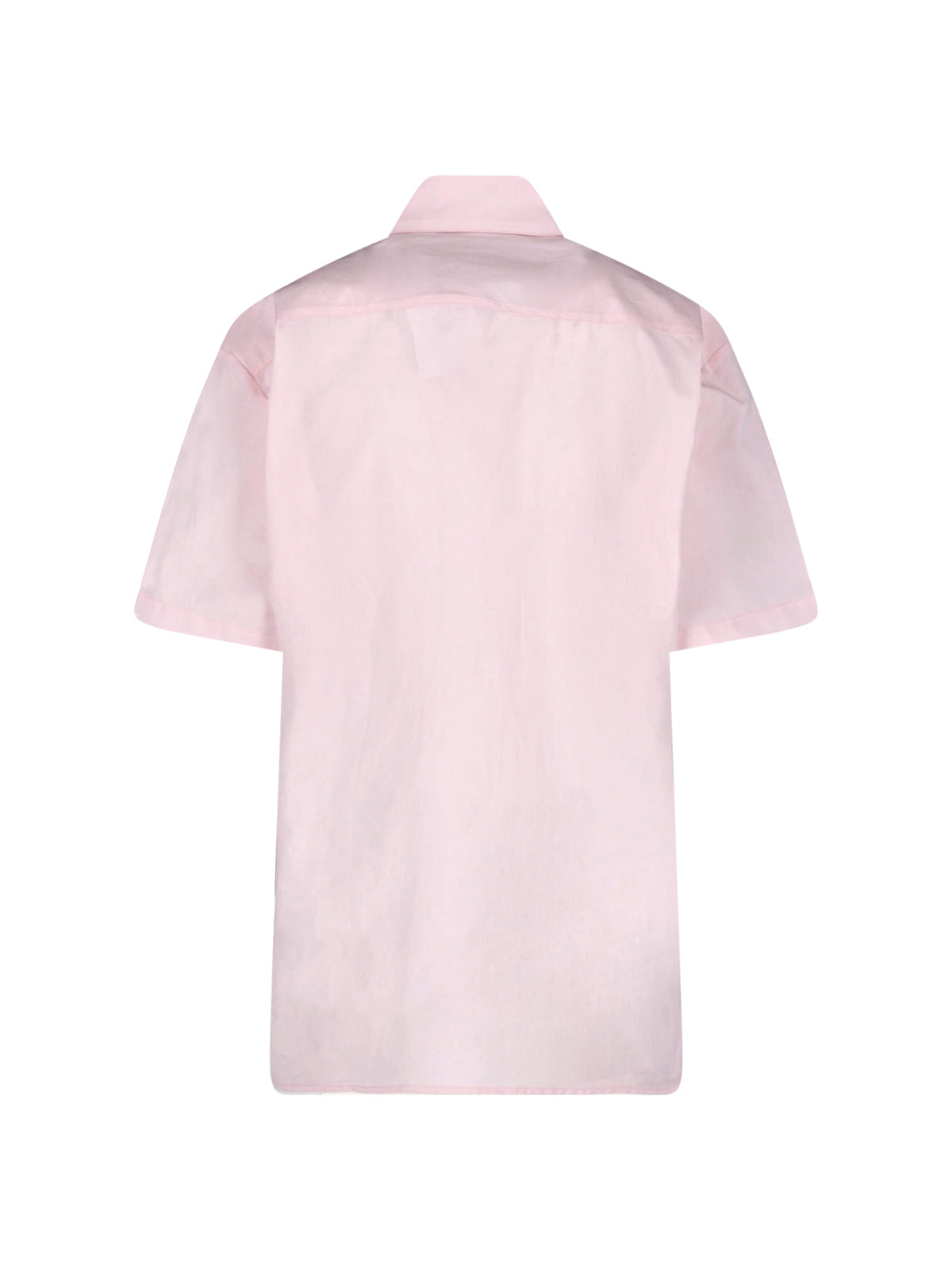 Short-Sleeved Light Pink Shirt