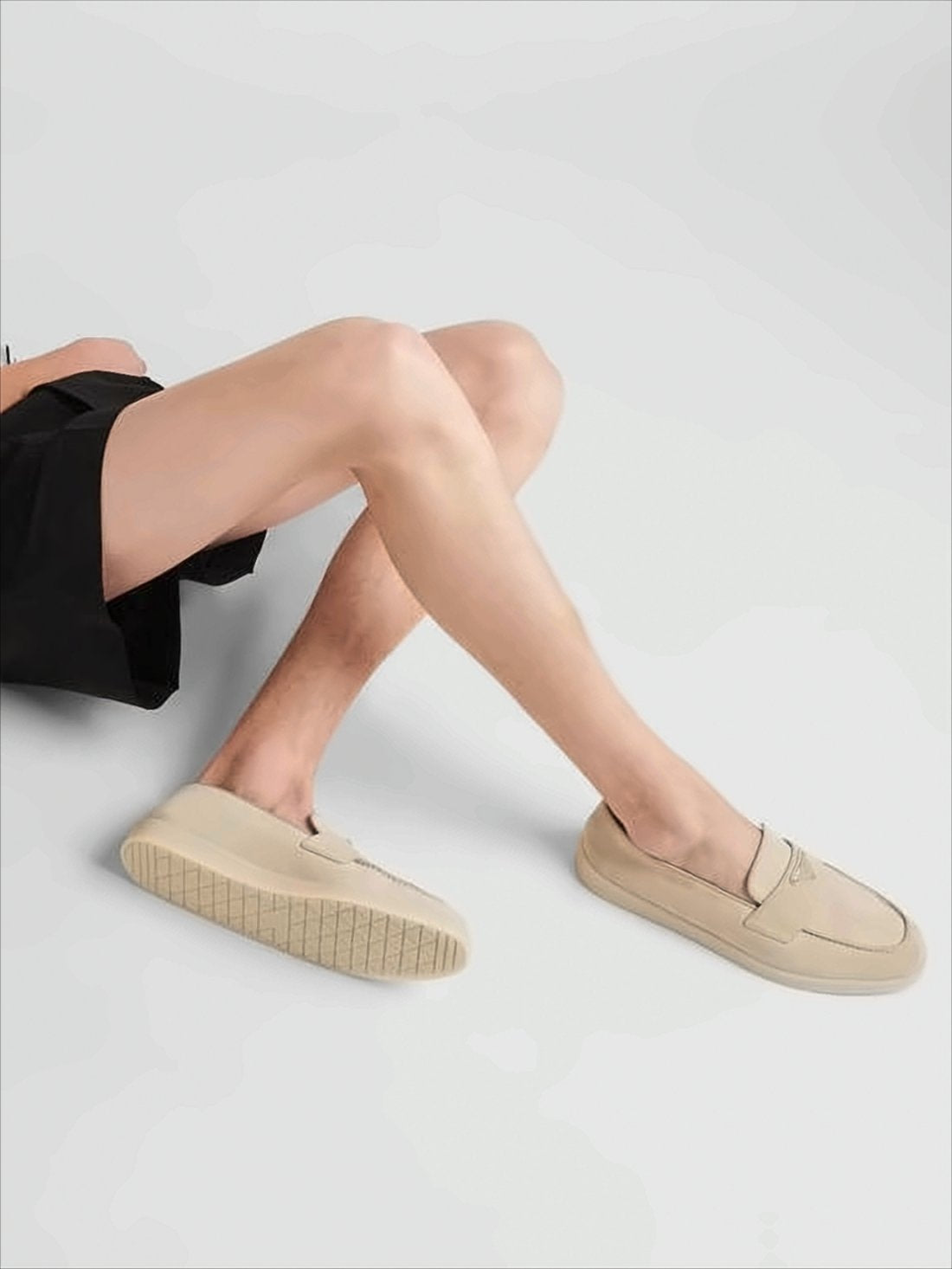 Penny Loafers With Subtle Logo Detail