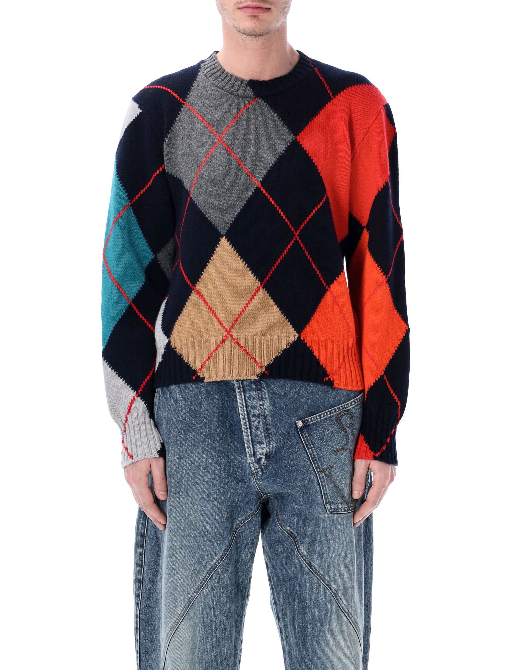 X Pringle Argyle Jumper