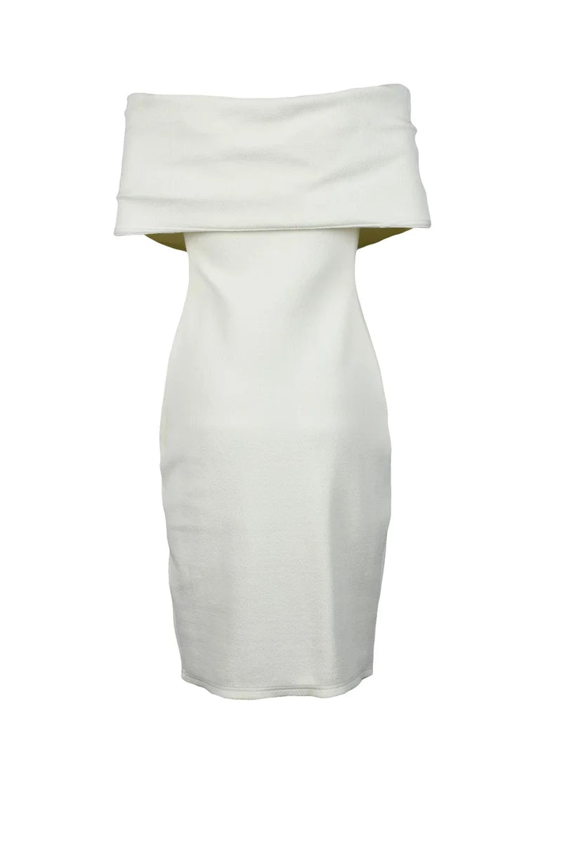 Bodycon Dress Polyamide Elastane - White