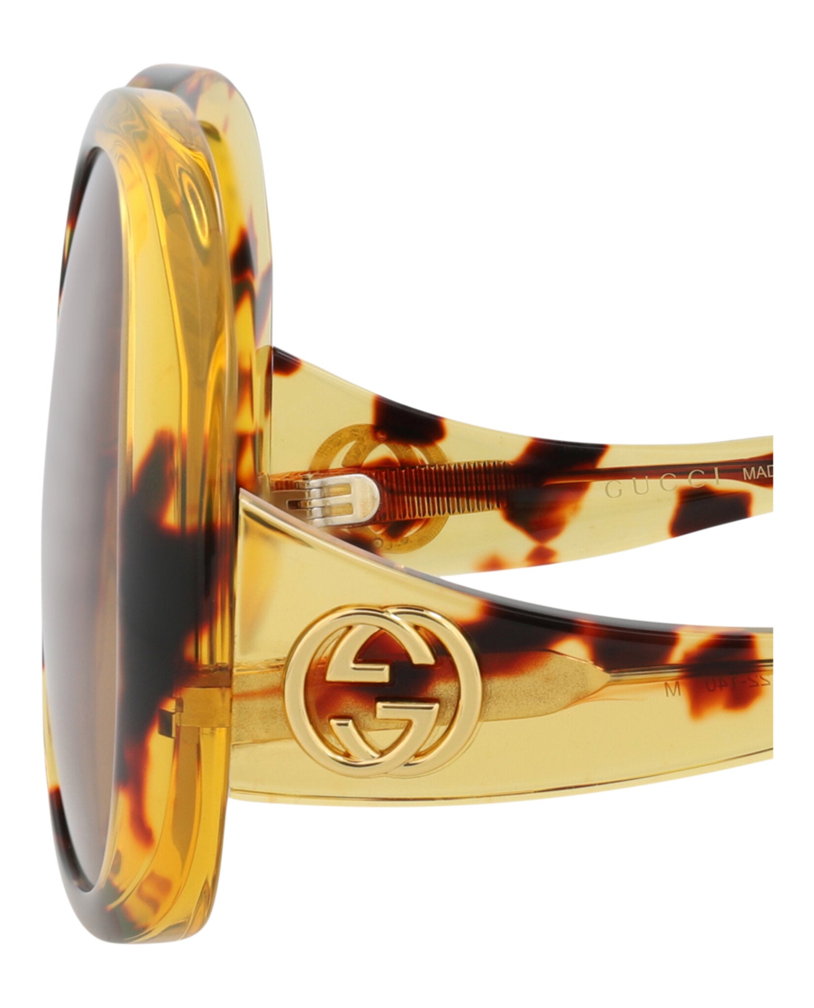 Round-Frame Acetate Sunglasses