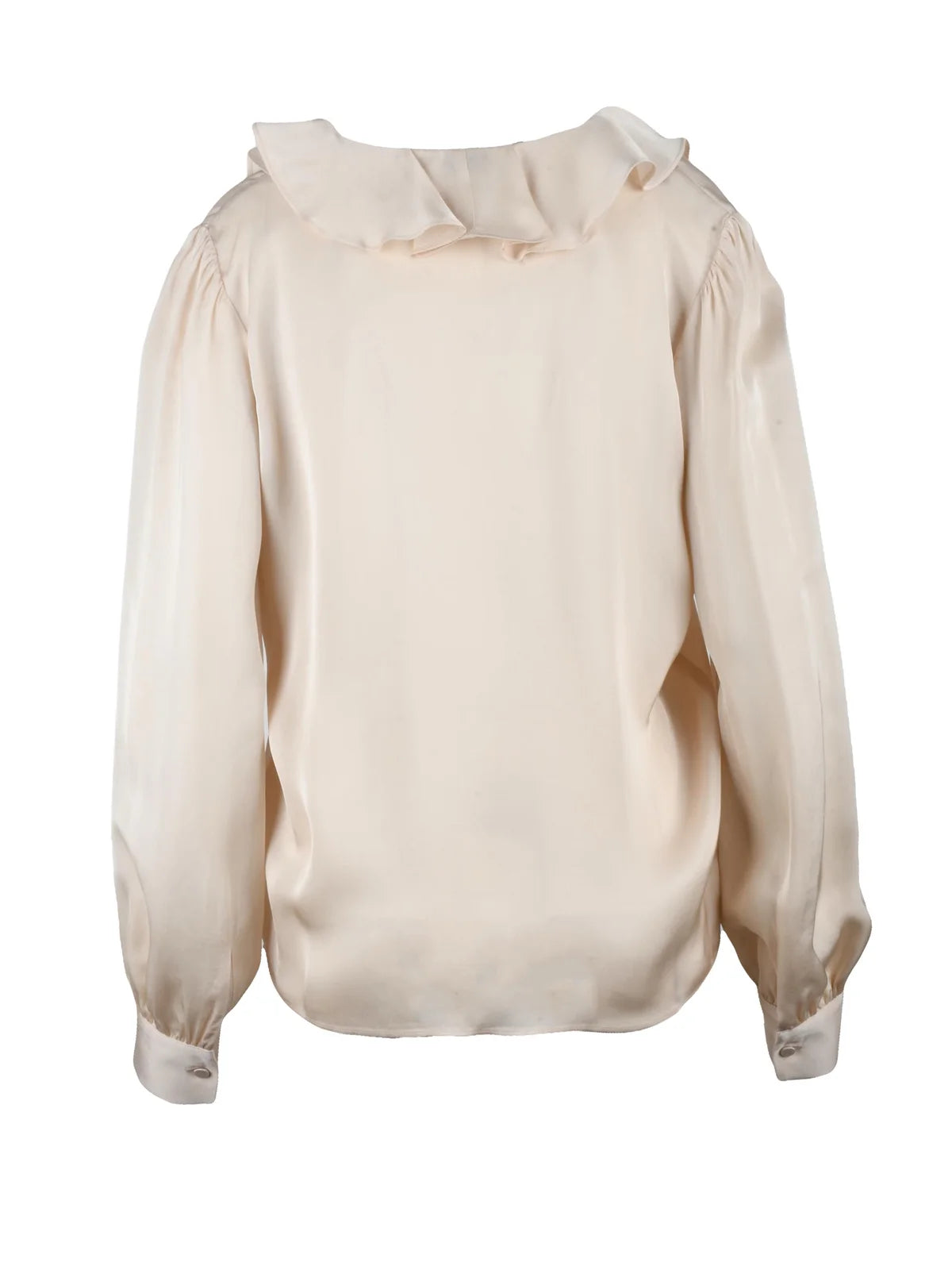 Beige Acetate Viscose Women's Blouse