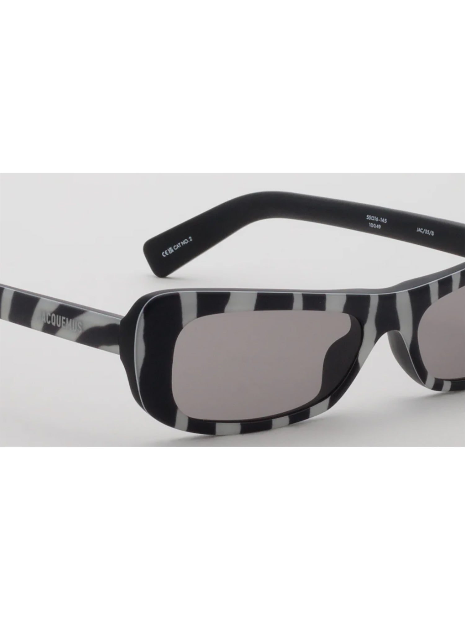 Zebra Print Optical Frames With Bold Rectangular Silhouette