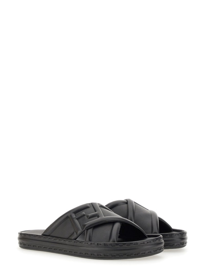 Black Leather Sandal