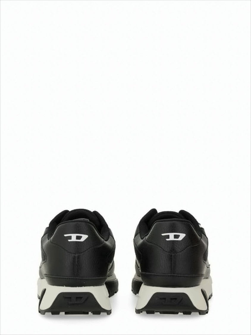Mesh-Panel Sneakers with Contrast Midsole
