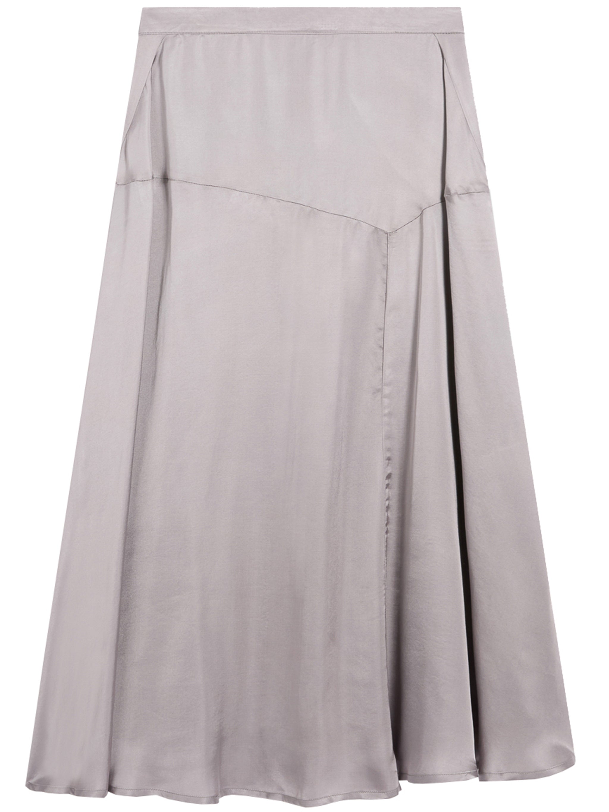 A-line Fabric Midi Skirt