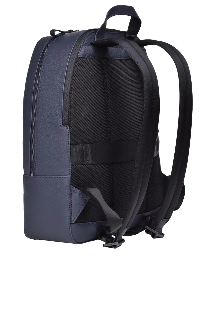 Geometric Pattern Backpack with Zip Closure