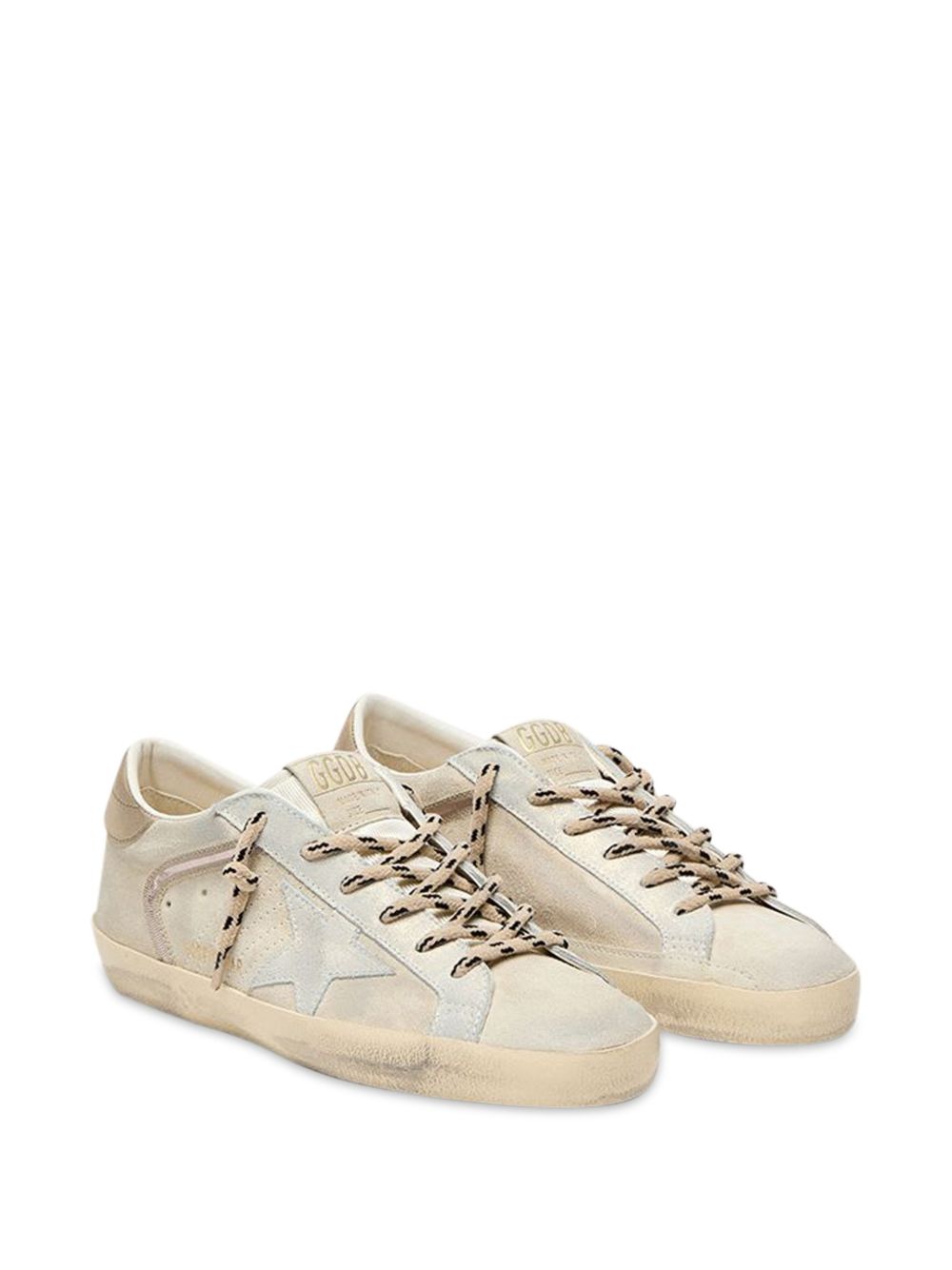 Silk and Nylon Suede Insert Sneakers