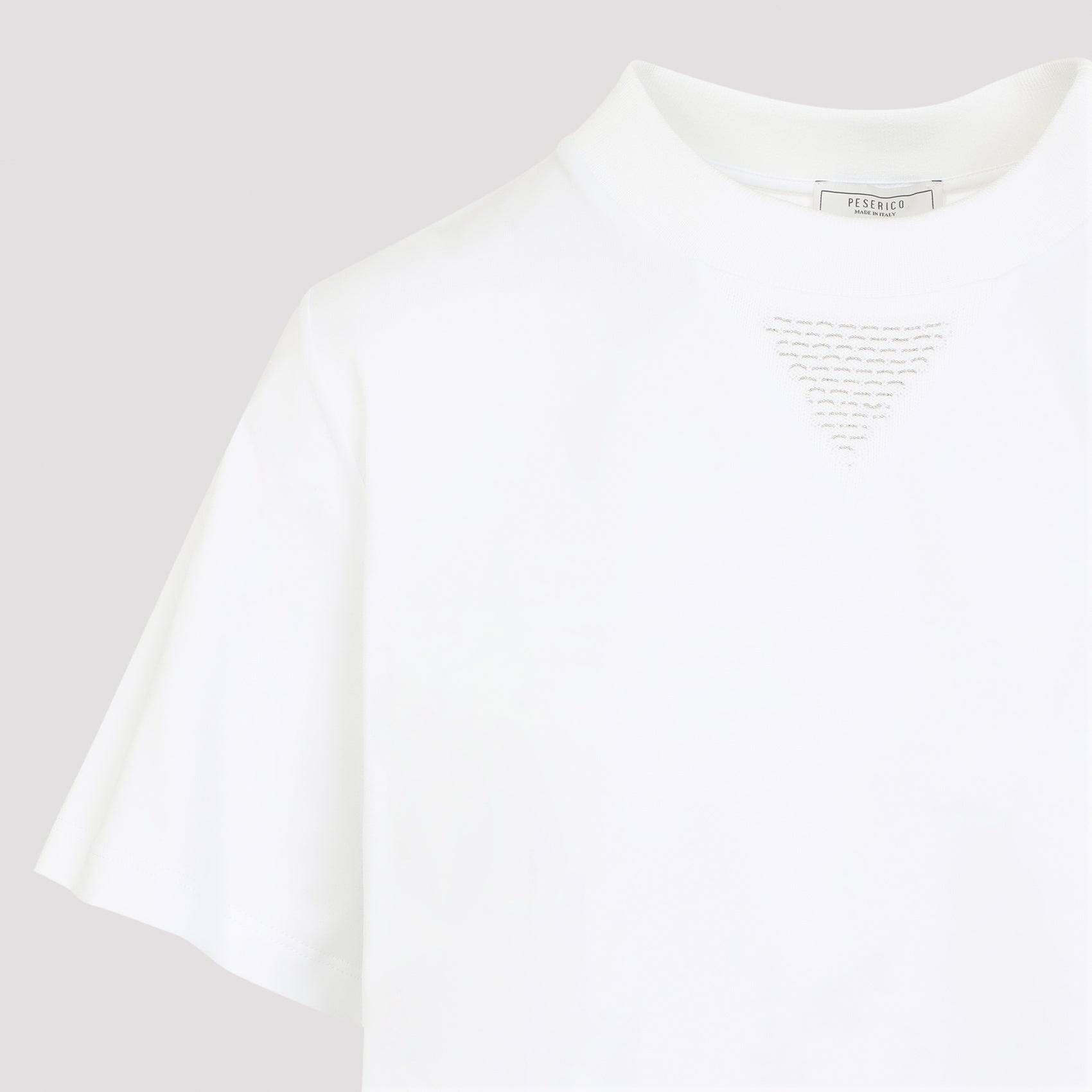 Short-Sleeve T-Shirt With Subtle Mesh Detail