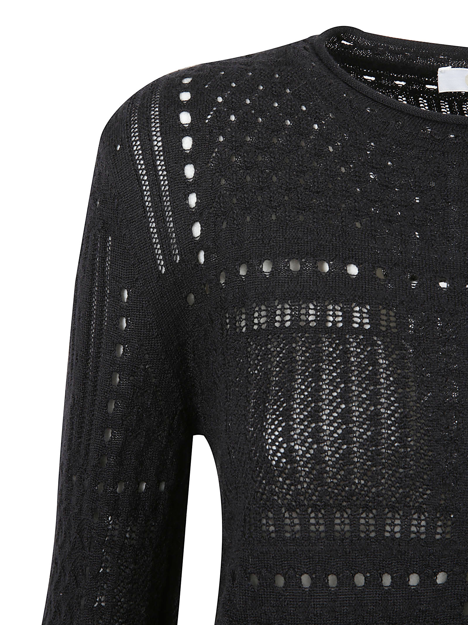 Refined Black Dress in Luxurious Wool-Cashmere-Silk Blend