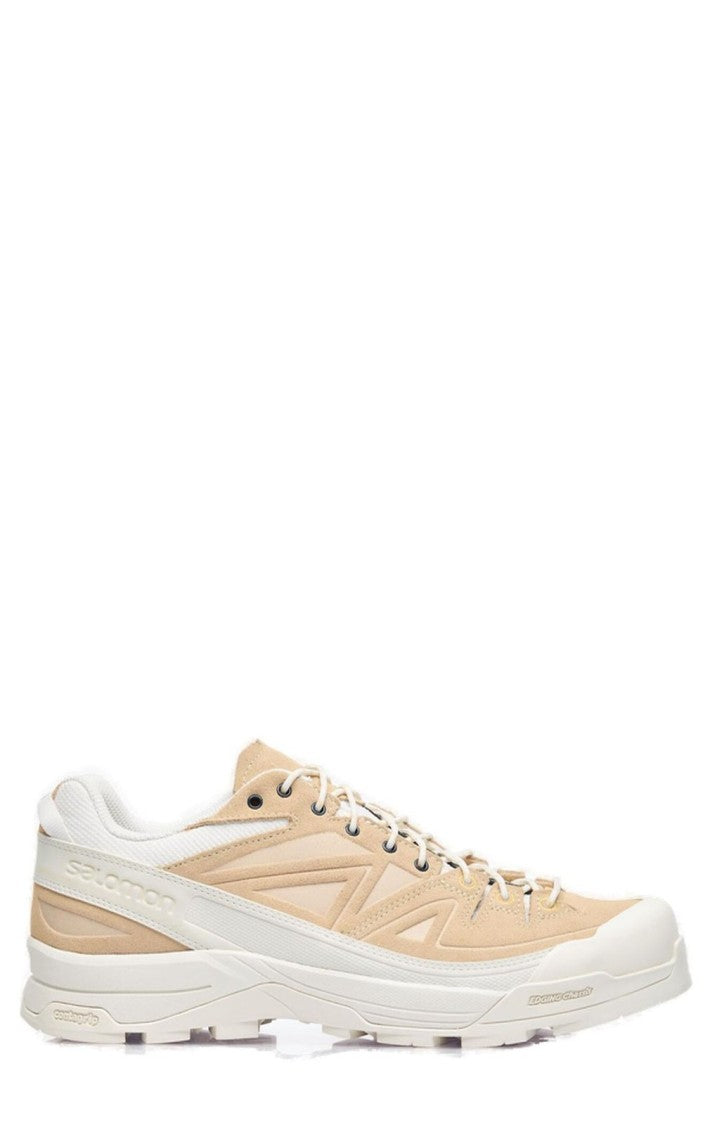 Low-Top Sneakers with Suede and Canvas Detailing