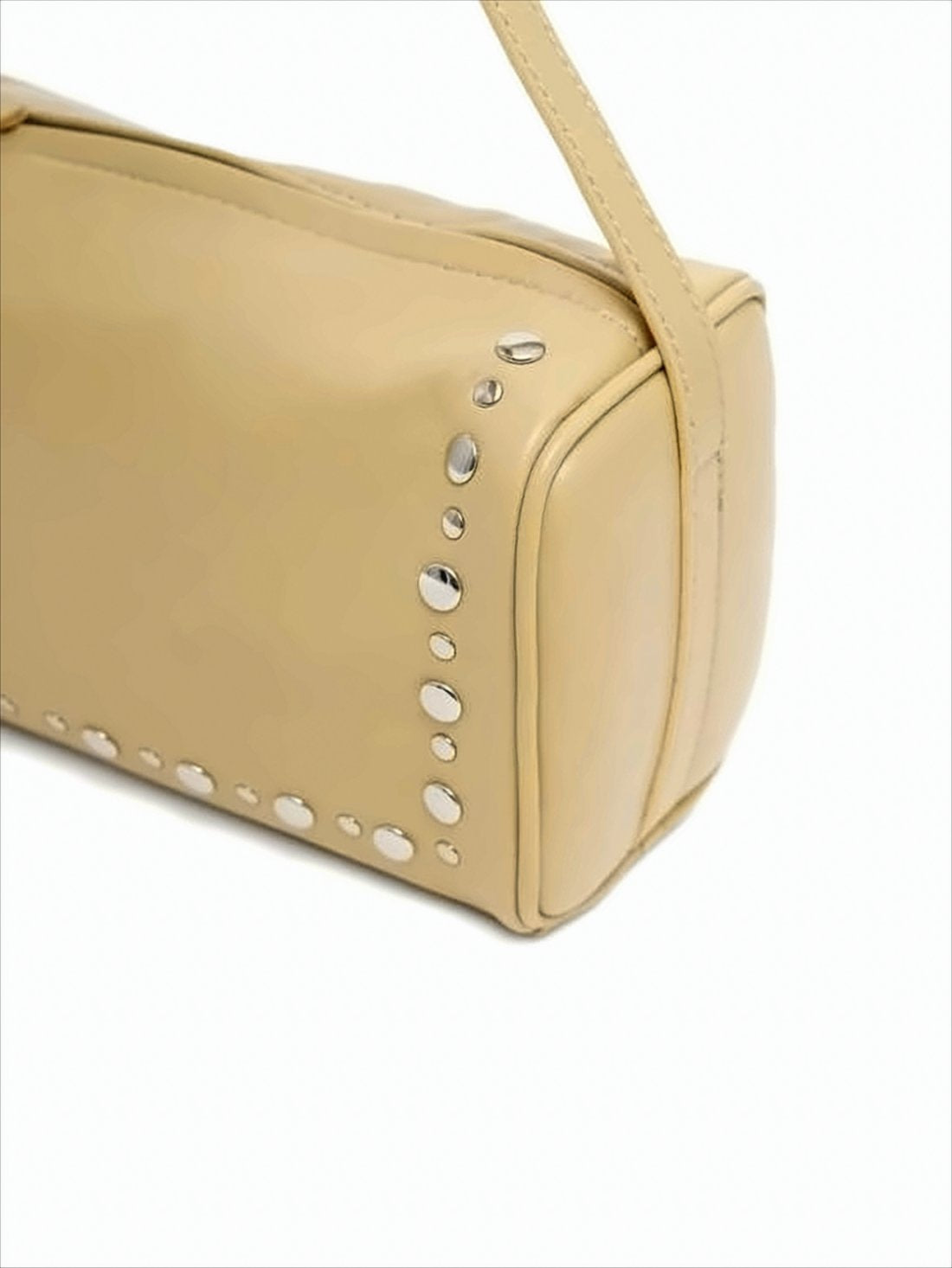 Cylindrical Leather Shoulder Bag