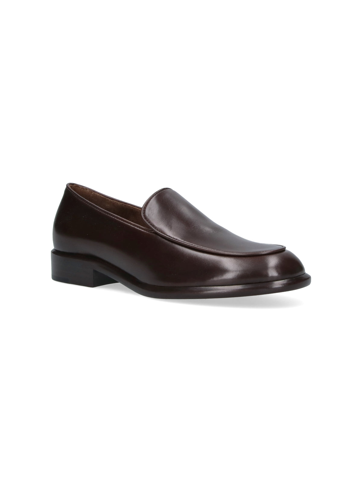 Brown Miles Rounded Toe Moccasins