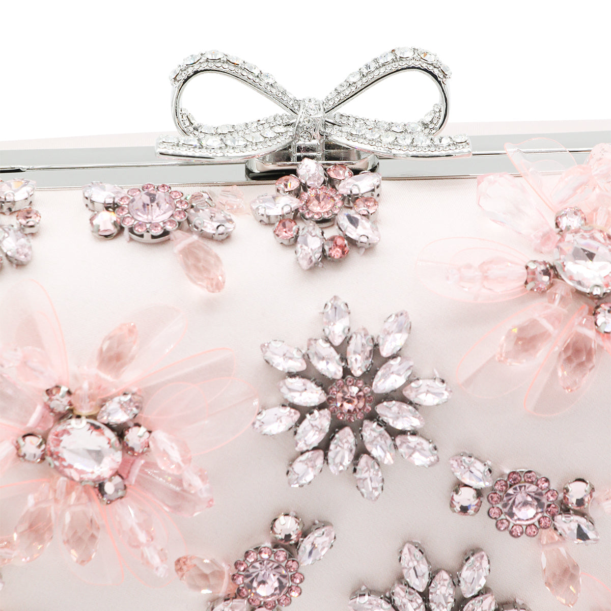 Pink Embellished Clutch