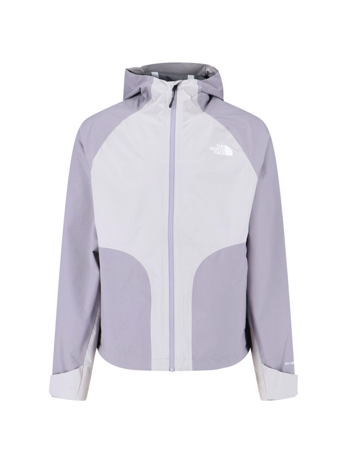 Grey NSE Zip-Up Fabric Jacket